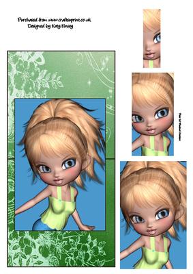 Janet Over the Edge Card with Simple Pyramage