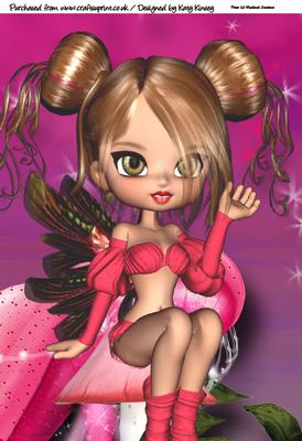 Amy Fairy A4 Card Front