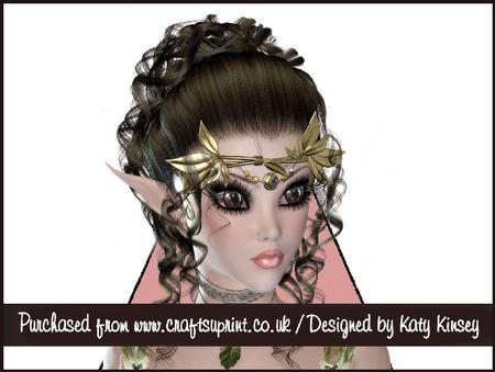 Fairy Eyes 3D Stand Up Pyramid Card Kit in Brunette