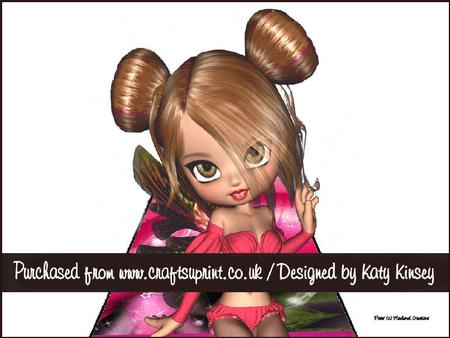 Amy Fairy 3D Stand Up Pyramid Card Kit