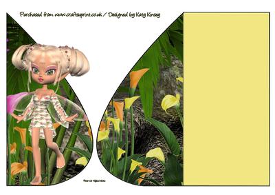 Jenna Fairy Teardrop Card