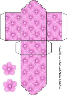 Blooming Lovely in Pink Tag Gift Box