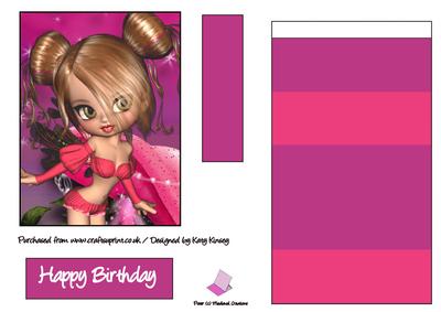 Amy Fairy Easel Card