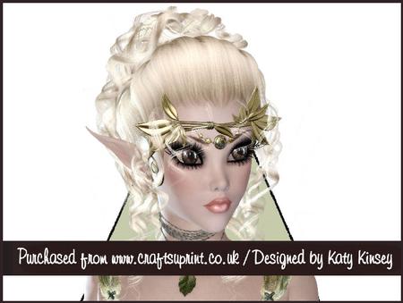 Fairy Eyes 3D Stand Up Pyramid Card Kit in Blonde