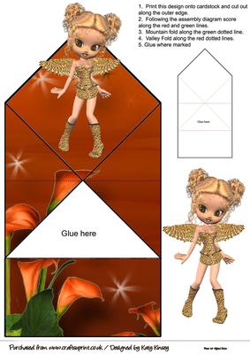 Goldie Fairy Pop Up Spring Card