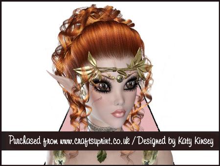 Fairy Eyes 3D Stand Up Pyramid Card Kit in Auburn