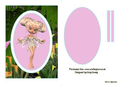 Jenna Fairy Flip Card Sheet