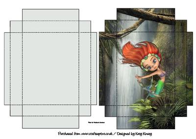 Ariel Mermaid Gift Box with Lid