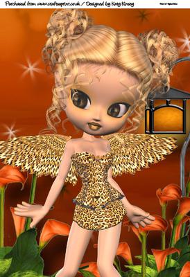 Goldie Fairy A4 Card Topper