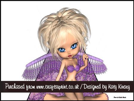 Seraphina Angel 3D Stand Up Pyramid Card Kit