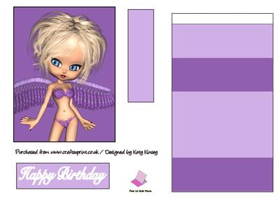 Seraphina Angel Easel Card