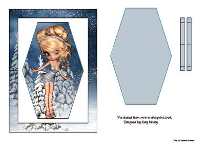 Chione Goddess of Snow Flip Card Sheet