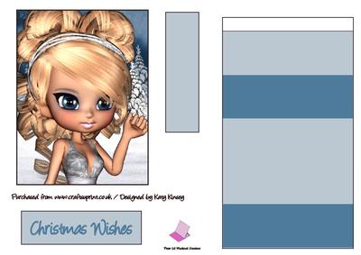Chione Goddess of Snow Easel Card