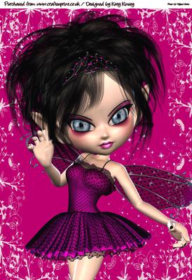 Valerie Fairy A4 Card Topper