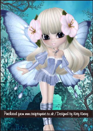 Petunia Fairy A4 Pyramage Card Kit