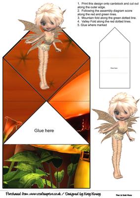 Mirabelle Fairy Pop Up Spring Card