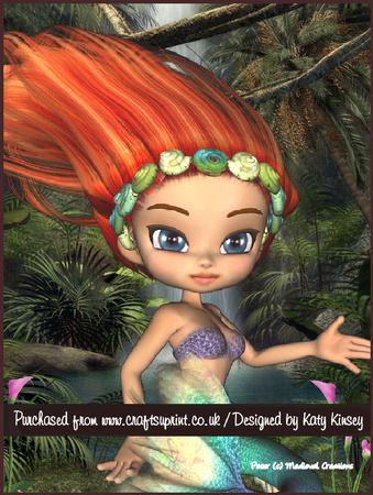 Ariel Mermaid A4 Tunnel Card Kit