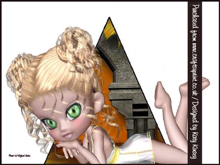 Hestia Goddess 3D Stand Up Pyramid Card Kit