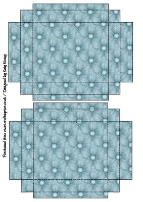 Blooming Lovely in Blue Gift Box with Lid