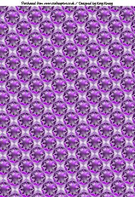 Silver and Purple Jewel Backing Paper