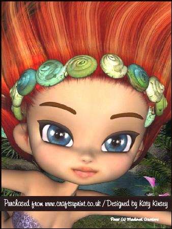 Ariel Mermaid A5 Pyramage Card Kit
