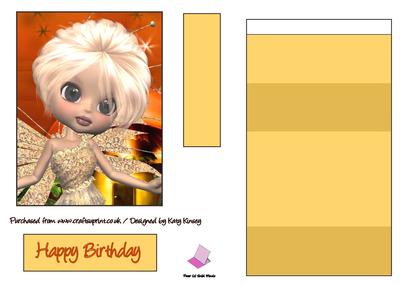 Mirabelle Fairy Easel Card