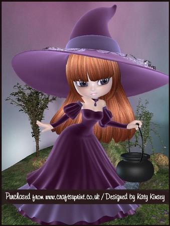 Velvet Witch A4 Tunnel Card Kit