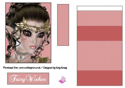 Fairy Eyes Easel Card in Brunette