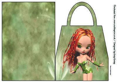 Colleen Handbag Card Good Luck