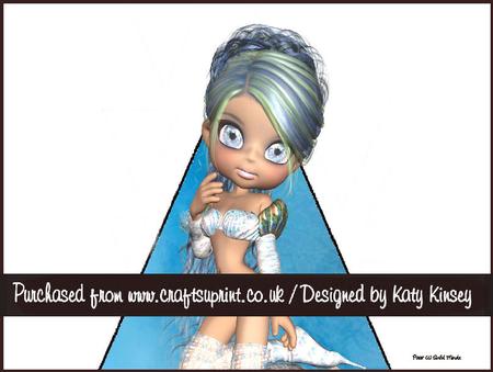 Evangeline Elf 3D Stand Up Pyramid Card Kit