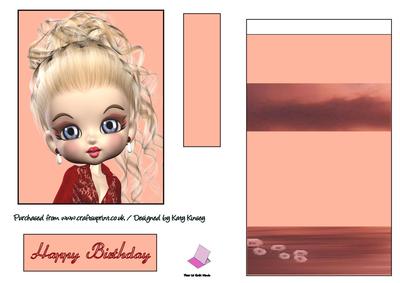 Delilah Easel Card