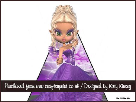 Misty Fairy 3D Stand Up Pyramid Card Kit