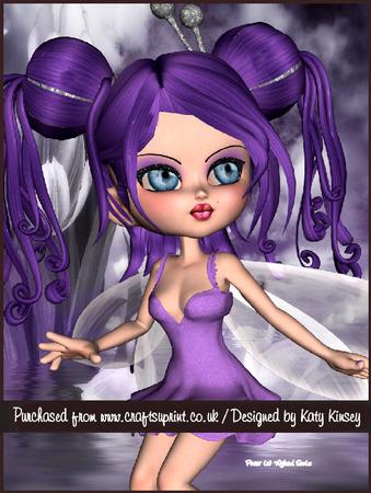 Pansy Fairy A4 Tunnel Card Kit