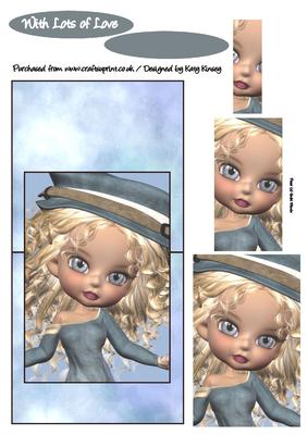 Portia Over the Edge Card with Simple Pyramage