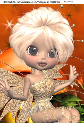 Mirabelle Fairy A4 Card Topper