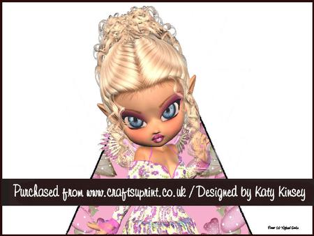 Blyth Fairy 3D Stand Up Pyramid Card Kit