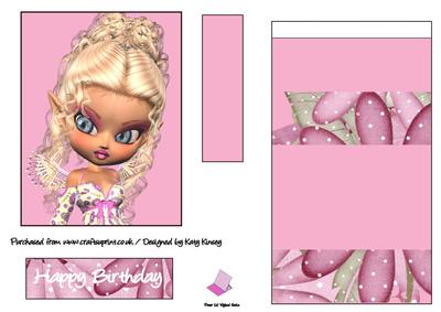 Blyth Fairy Easel Card
