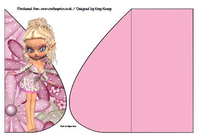 Blyth Fairy Teardrop Card