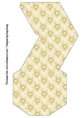 Blooming Lovely in Yellow Pyramid Gift Box