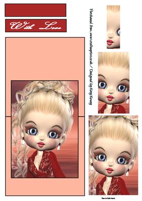 Delilah Over the Edge Card with Simple Pyramage