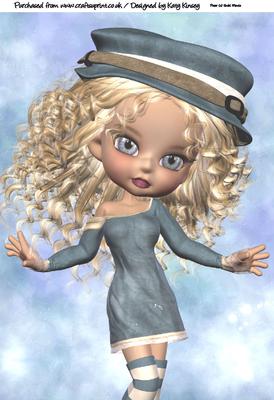 Portia A4 Card Topper