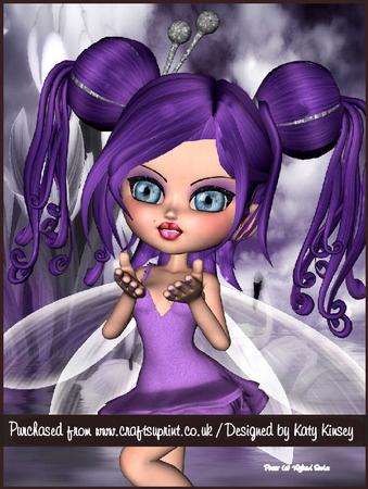 Pansy Fairy A4 Pyramage Card Kit