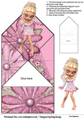 Blyth Fairy Pop Up Spring Card
