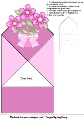 Blooming Lovely in Pink Pop Up Spring Card