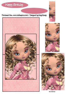 Elsa Over the Edge Card with Simple Pyramage