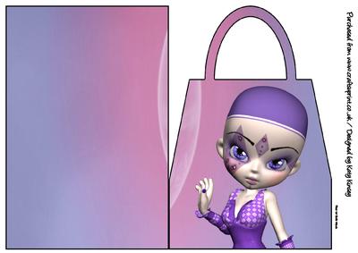 Quinn Harlequin Handbag Card