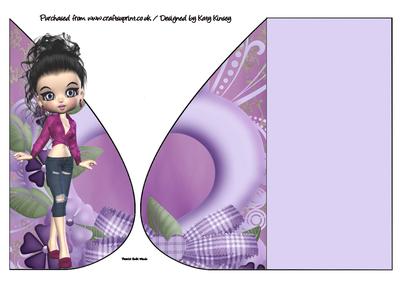 Nerys Teardrop Card