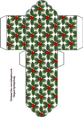 Just Holly Christmas Tag Gift Box