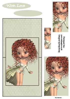 Imogen Over the Edge Card with Simple Pyramage