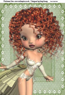 Imogen A4 Card Topper